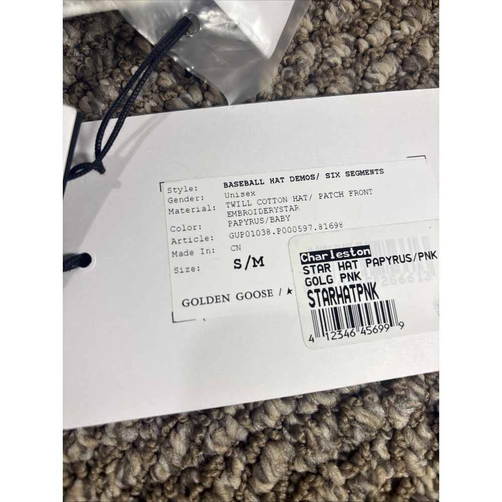 Rare women's Golden Goose Ball Cap, Sz S/M, New With Tags! See description. - Picture 9 of 12